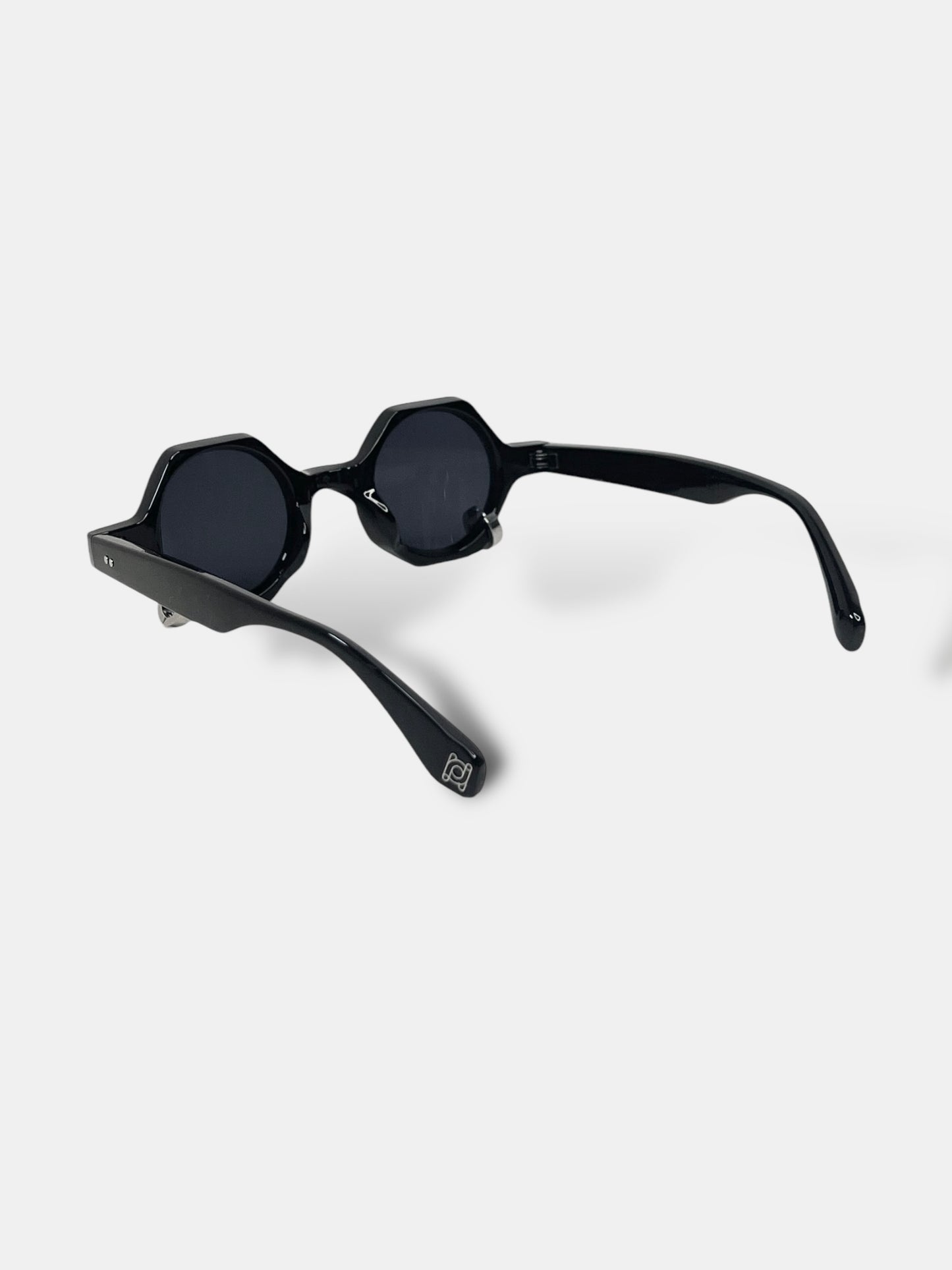 Hexágono Sunglasses with Two Thick Rings