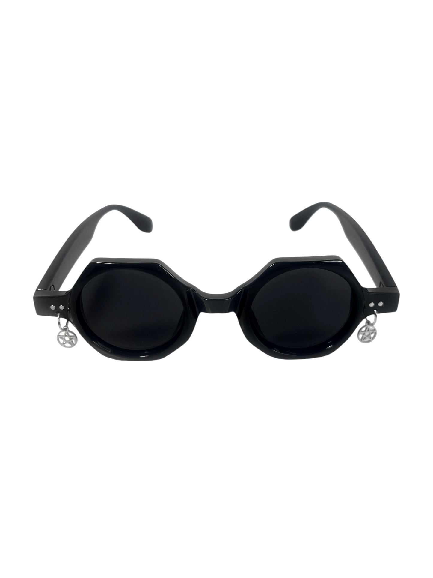 Hexágono Sunglasses with Two Pentagram Wicca