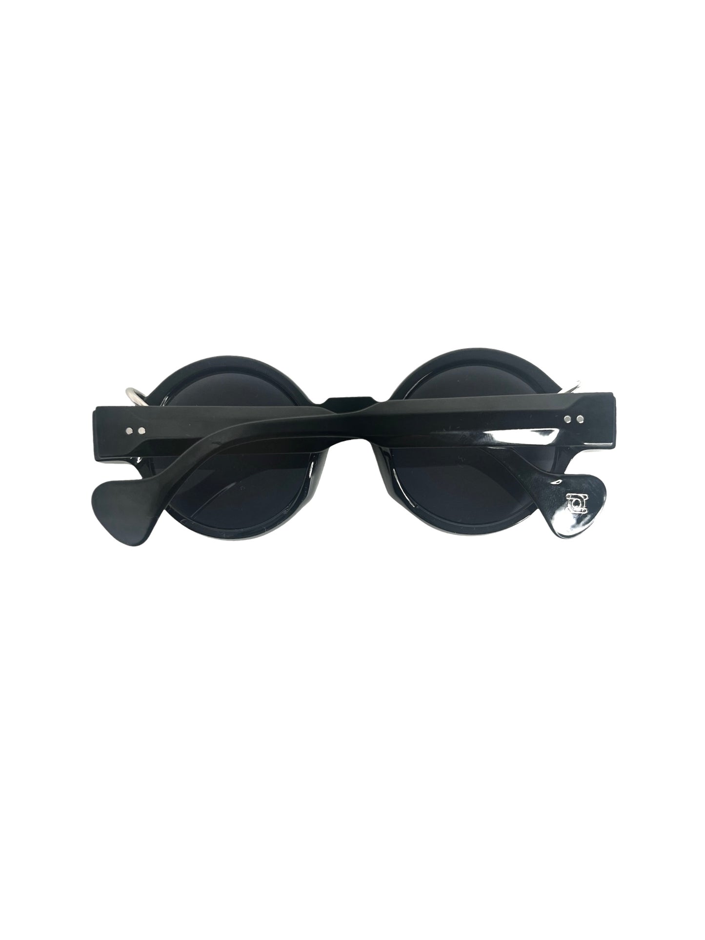 Large Round Sunglasses with Two Rings