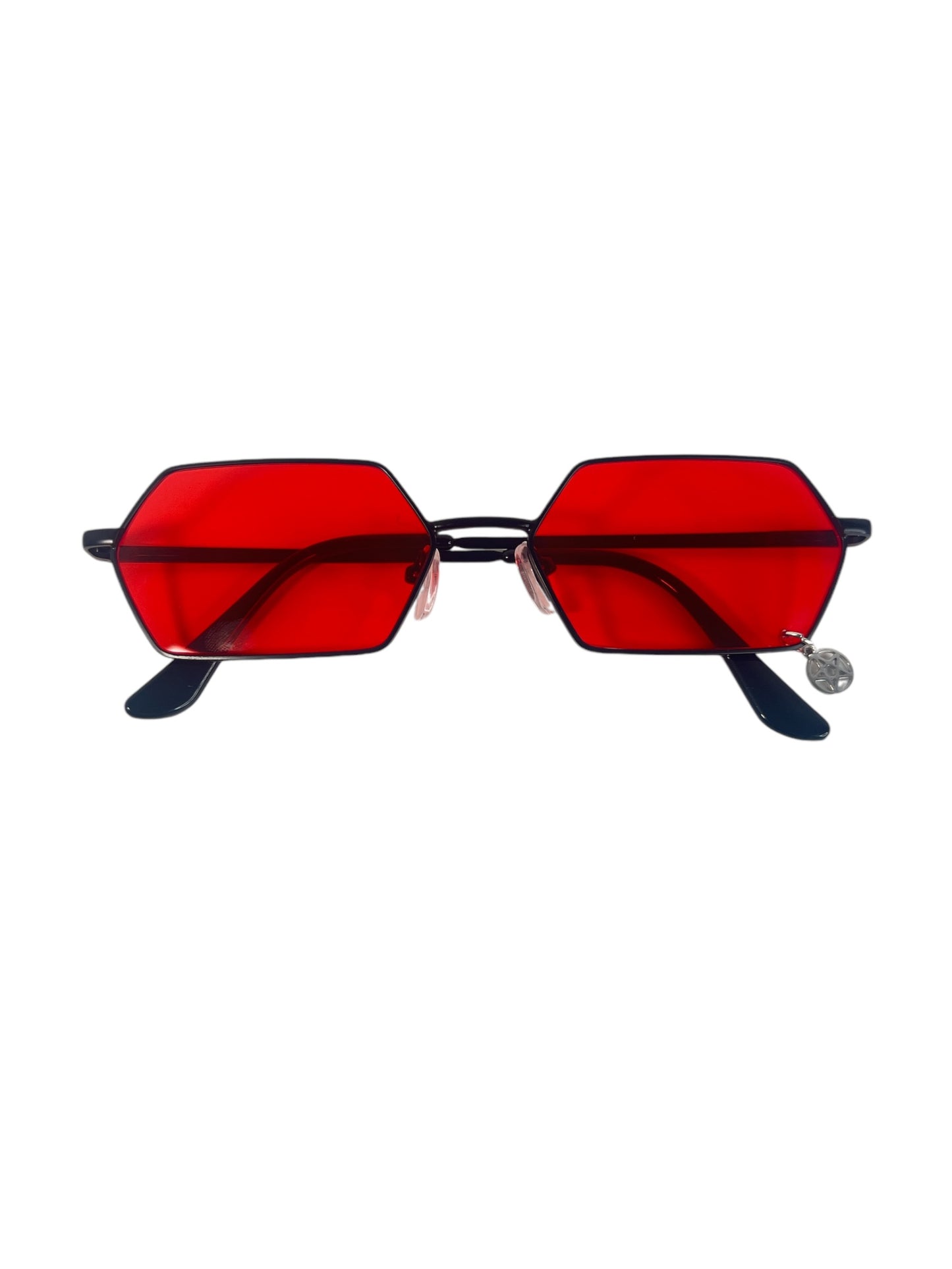 Red Sunglasses with Wicca Pentagram